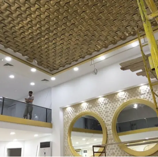 ışıklı duvar paneli ırak alamara otel montajı