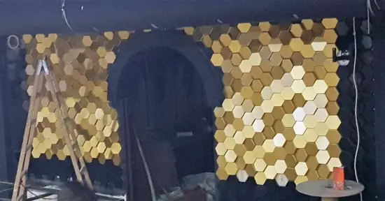 makedonya altıgen duvar paneli montaj